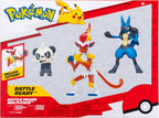 Figura de Batalla Pokemon Paquete de 3 unidades Inernape / Lucario /  Pancham