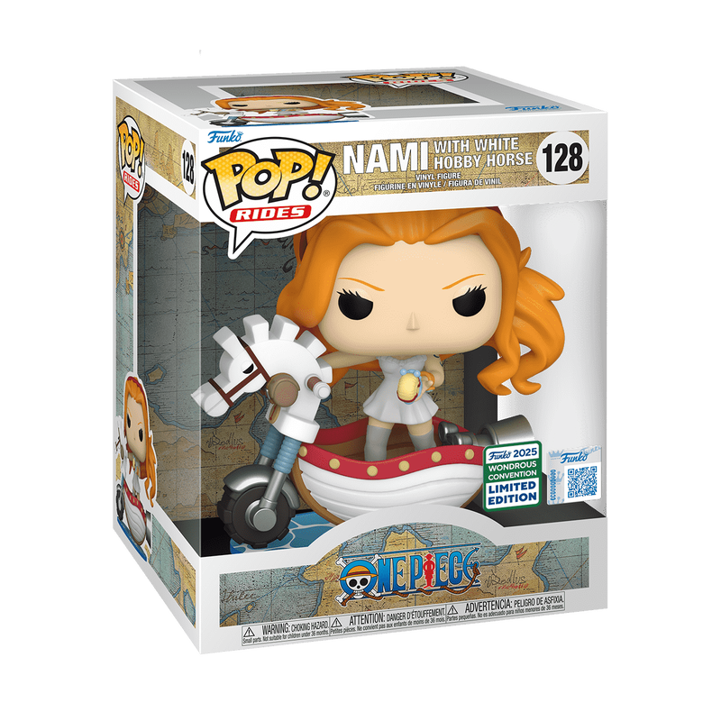 Funko Pop! One Piece Rides Deluxe Nami with White Hobby Horse