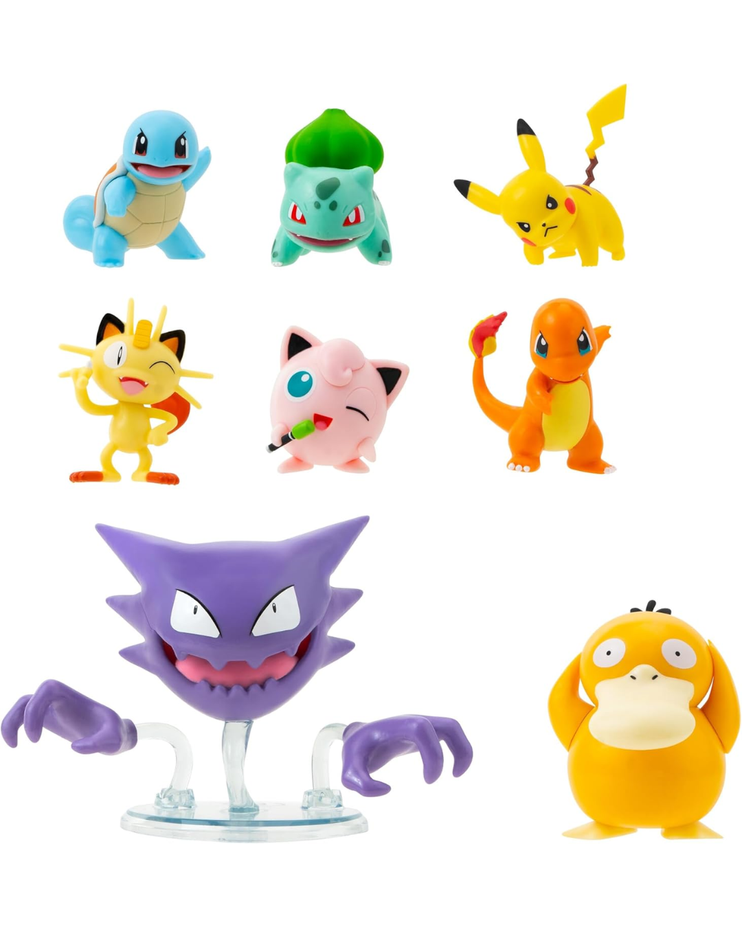 Figura de Batalla Pokemon Paquete de 8 unidades Set Haunter / Psyduck