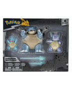 Pokemon Select Set Evolutivo Squirtle / Wartortle / Blastoise